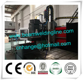 Automatic Cnc Steel Plate Drilling Machine , H Beam Production Line Welding Beam
